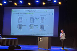 M. Zallmann presenting her findings
