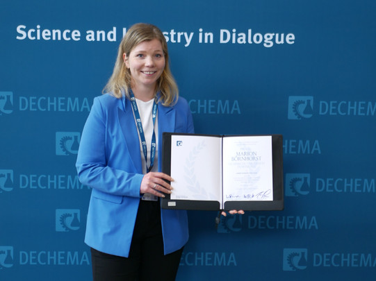 Marion Börnhorst will be awarded the Hanns Hofmann Prize at the 2026 Annual Conference on Reaction Engineering.
