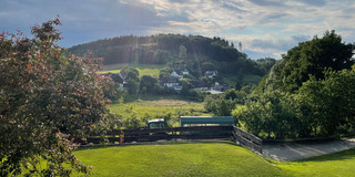 Ausblick vom Balkon des Ferienhotel Stockhausen